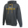  faceoff 2-lace hoodie with matching Navy and Vegas Gold Laces