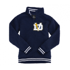Adult Navy Varsity Sherpa with Embroidered Thunder Logo